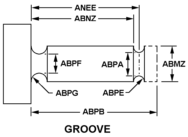 GROOVE style nsn 5315-00-007-5870