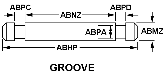 GROOVE style nsn 5315-00-007-5871