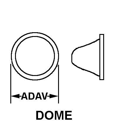 DOME style nsn 6210-00-006-4183