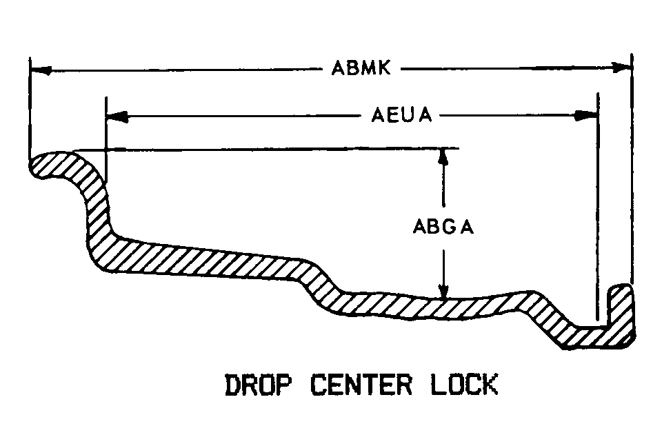 DROP CENTER LOCK style nsn 2530-00-225-0717