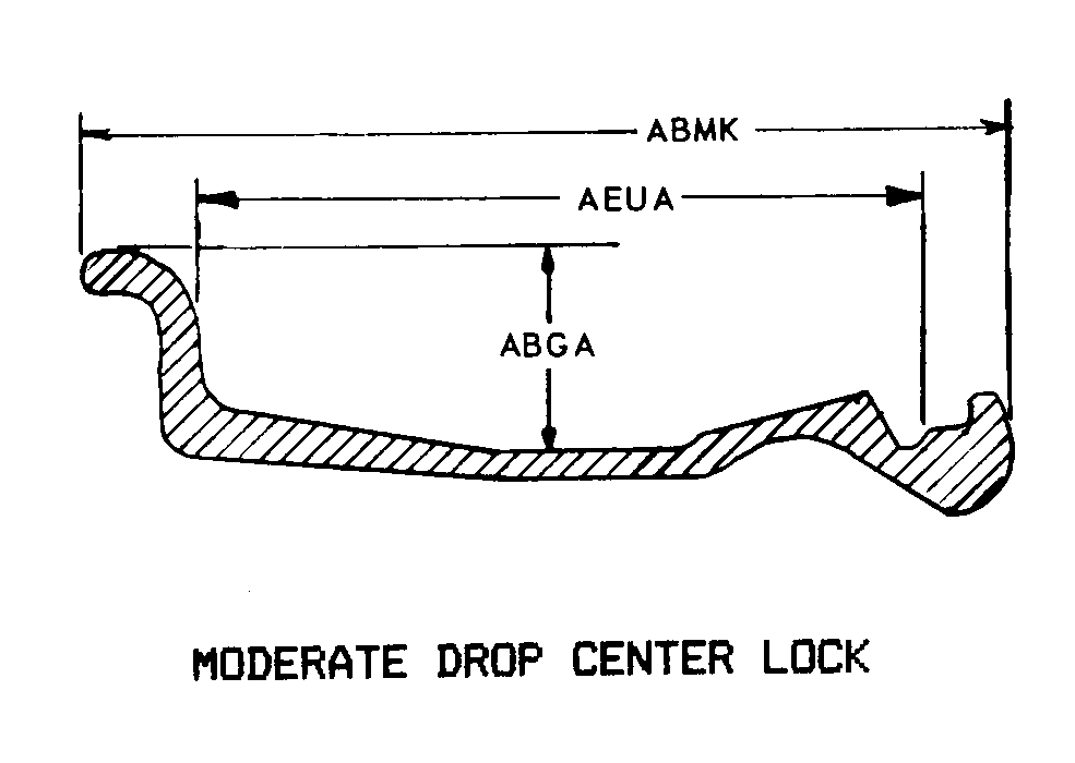 MODERATE DROP CENTER LOCK style nsn 2530-00-383-4939