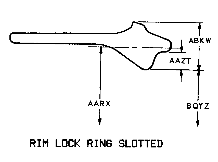 RIM LOCK RING SLOTTED style nsn 2530-00-278-6567
