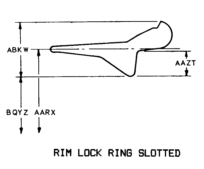 RIM LOCK RING SLOTTED style nsn 2530-00-083-7573