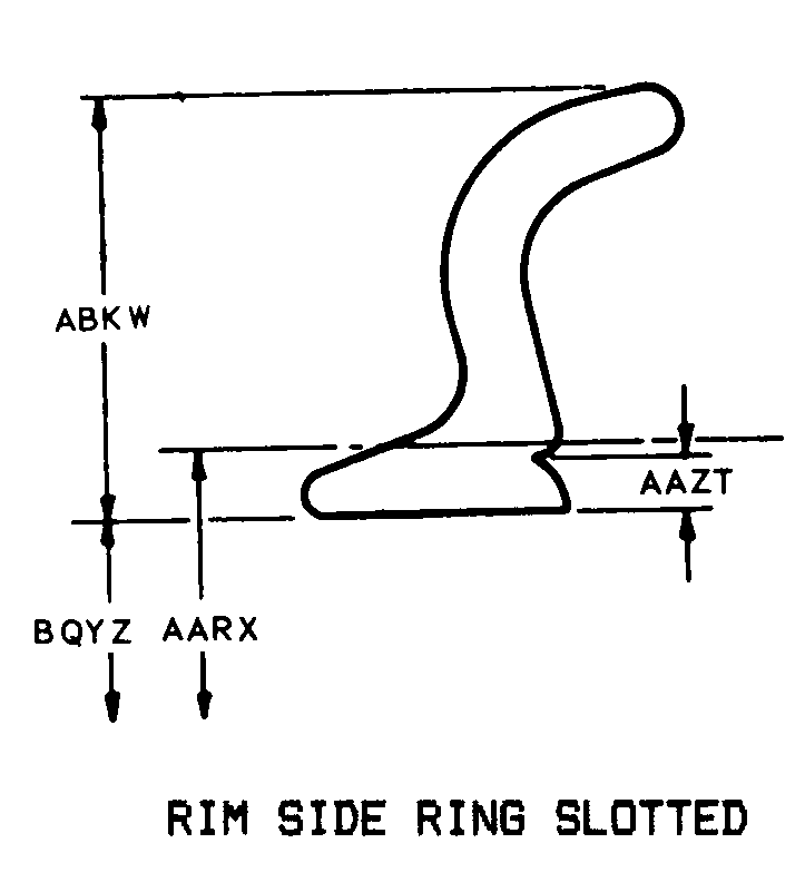 RIM SIDE RING SLOTTED style nsn 2530-00-738-9618