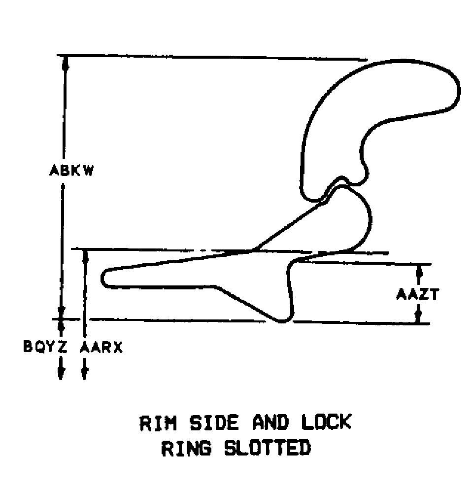 RIM SIDE AND LOCK RING SLOTTED style nsn 2530-01-081-5307