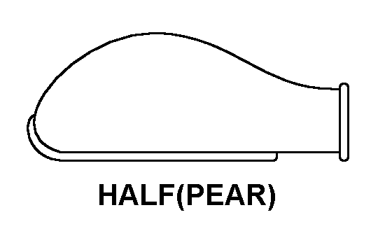 HALF (PEAR) style nsn 6230-00-978-9783