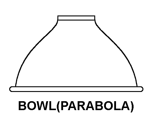 BOWL (PARABOLA) style nsn 6210-00-418-5509