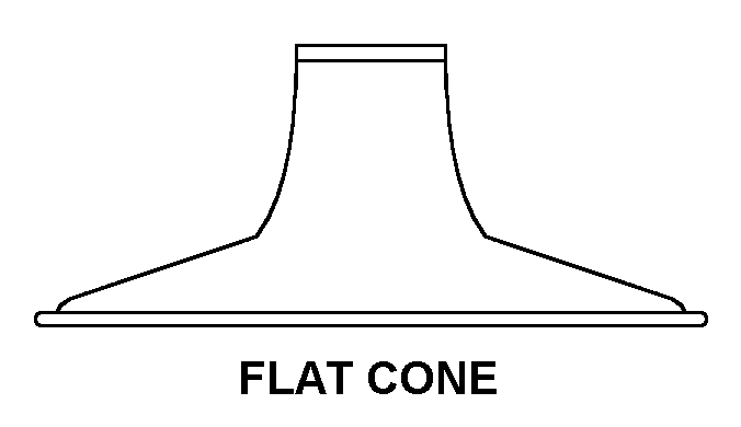 FLAT CONE style nsn 6220-00-097-9574