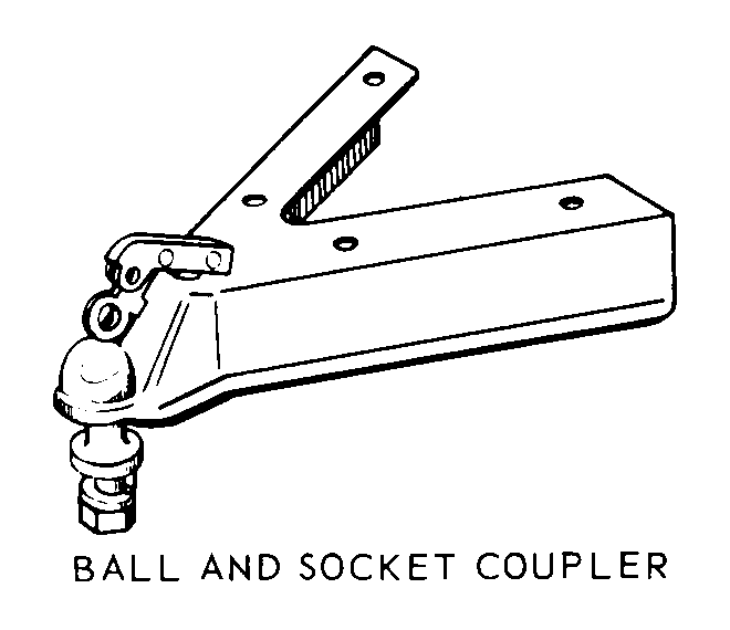 BALL AND SOCKET COUPLER style nsn 6115-00-243-7754