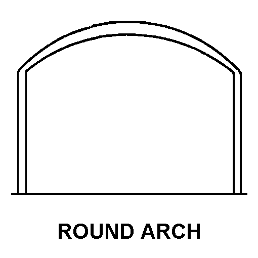 ROUND ARCH style nsn 5410-00-025-3930