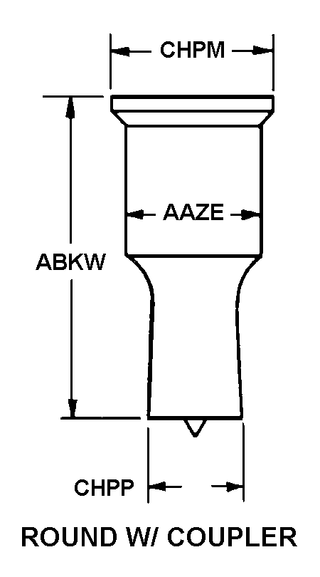 ROUND WITH COUPLER style nsn 3456-01-528-5871