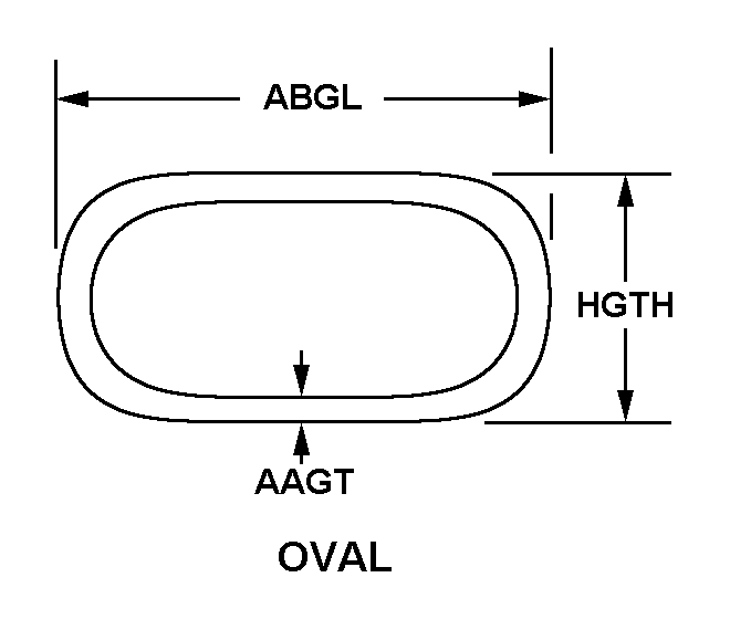 OVAL style nsn 4710-01-311-7333