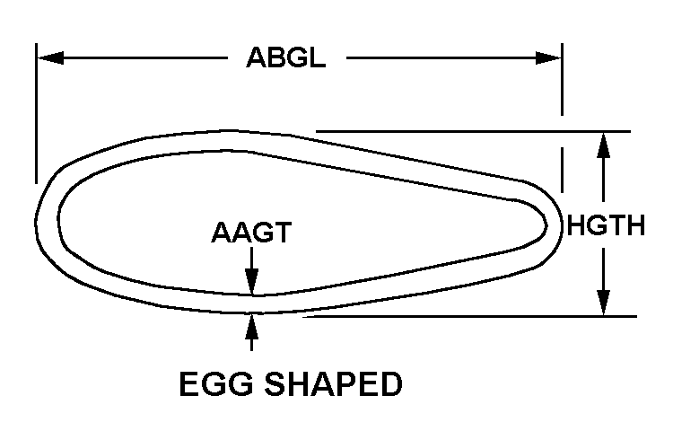 EGG SHAPED style nsn 4710-01-169-5173