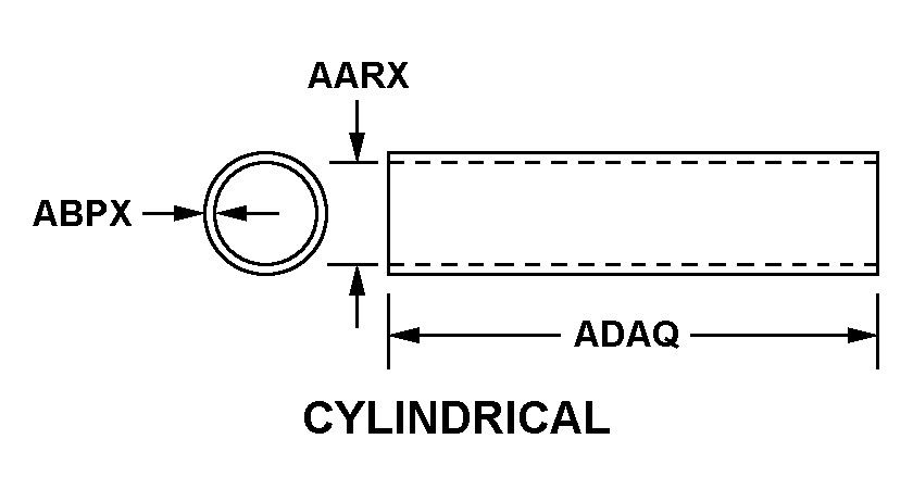 CYLINDRICAL style nsn 5975-01-226-8100