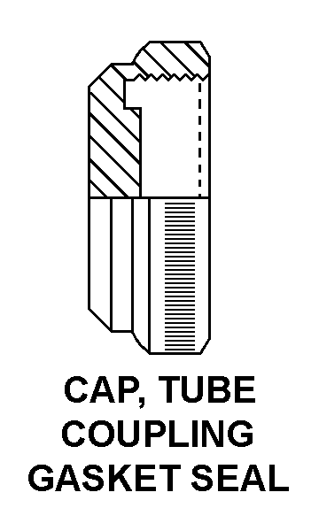 CAP, TUBE COUPLING, GASKET SEAL style nsn 4730-00-049-6388