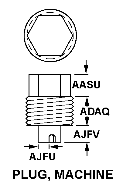PLUG, MAGNETIC style nsn 4730-00-278-6346