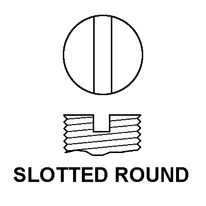 SLOTTED ROUND style nsn 4730-00-627-3188