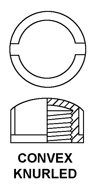 CONVEX KNURLED style nsn 4730-00-475-0052