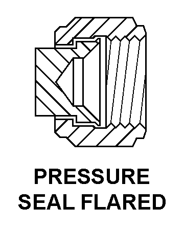 PRESSURE SEAL FLARED style nsn 4730-00-707-1016