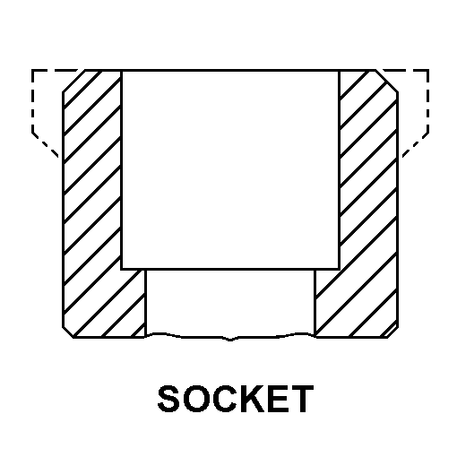 SOCKET style nsn 4730-01-357-3457