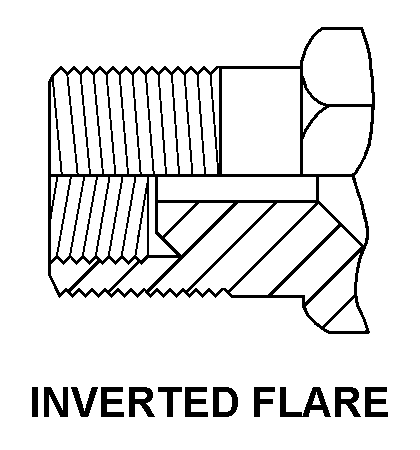 INVERTED FLARE style nsn 4730-01-574-0552