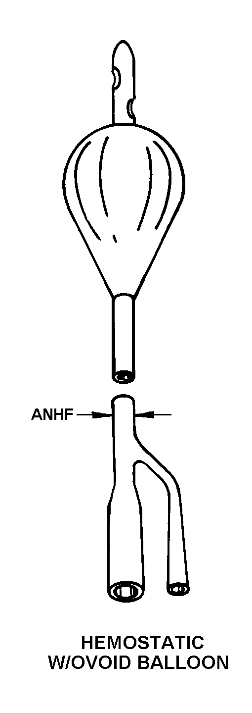 HEMOSTATIC W/ OVOID BALLOON style nsn 6515-01-421-3236