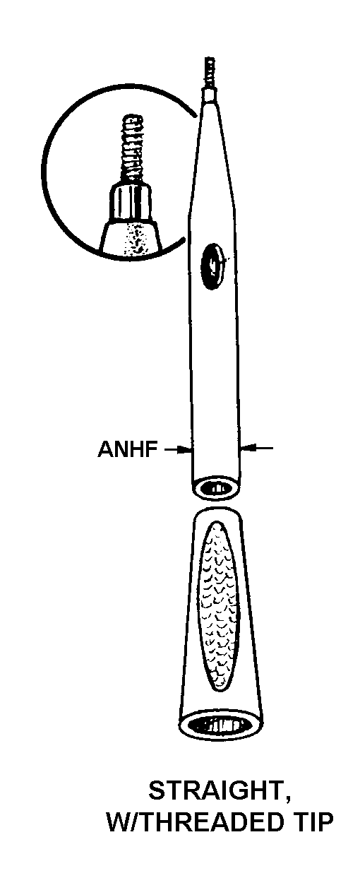 STRAIGHT, W/ THREADED TIP style nsn 6515-01-161-7002