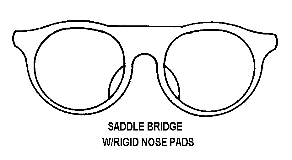 SADDLE BRIDGE WITH RIGID NOSE PADS style nsn 4240-01-383-6978