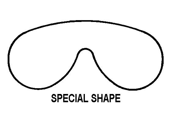 SPECIAL SHAPE style nsn 4240-01-227-4397