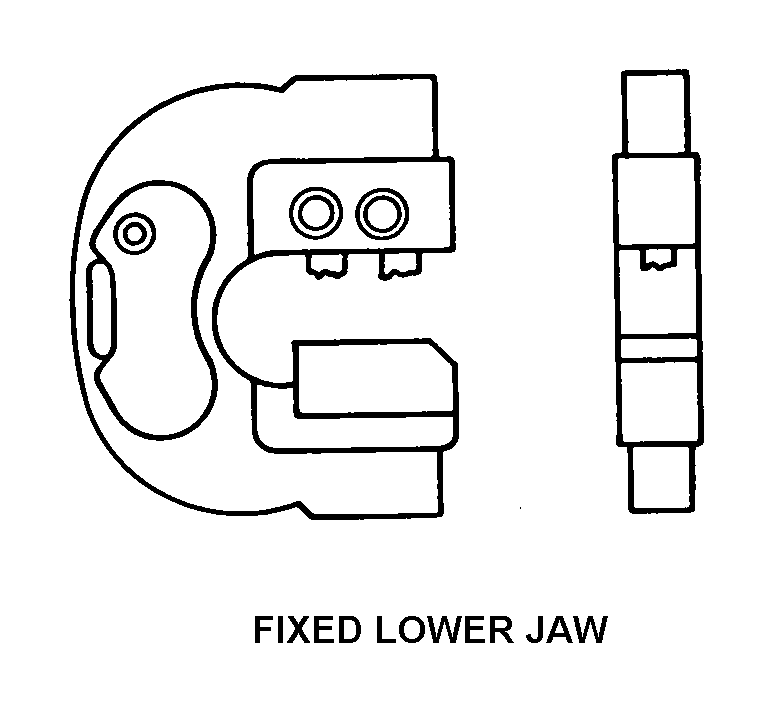 FIXED LOWER JAW style nsn 5220-00-747-9388