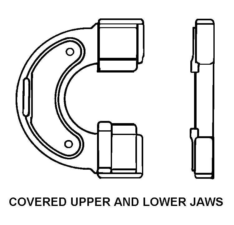 COVERED UPPER AND LOWER JAWS style nsn 5220-00-312-3352