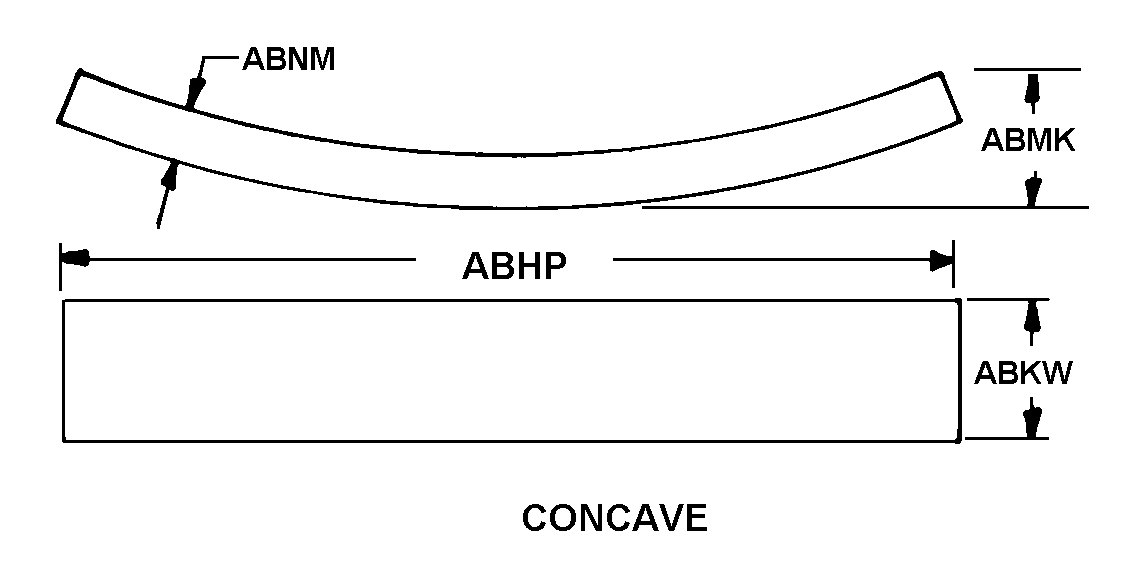 CONCAVE style nsn 2540-00-134-5117