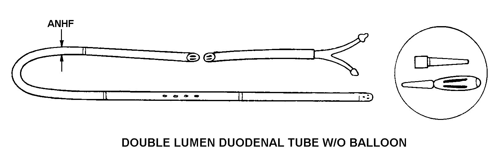 DOUBLE LUMEN DUODENTAL TUBE W/O BALLOON style nsn 6515-01-454-9259
