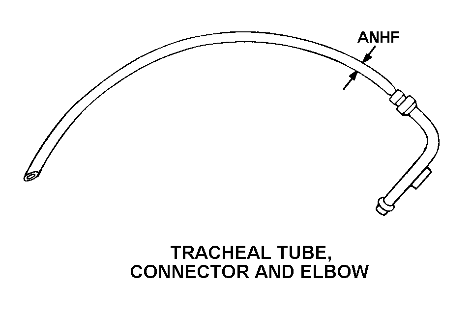 TRACHEAL TUBE, CONNECTOR AND ELBOW style nsn 6515-00-221-3444