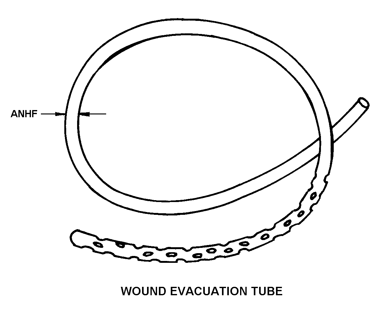 WOUND EVACUATION TUBE style nsn 6515-01-156-2957