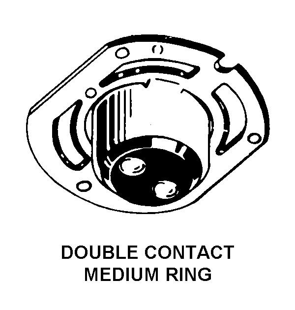 DOUBLE CONTACT MEDIUM RING style nsn 6515-00-360-6100