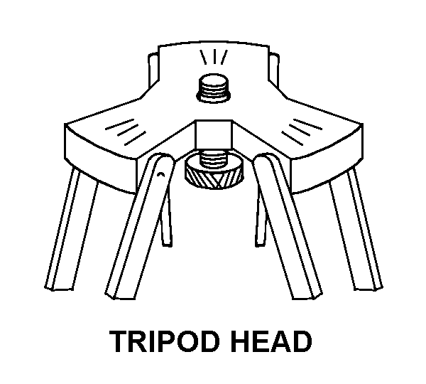 TRIPOD HEAD style nsn 6675-00-641-5718