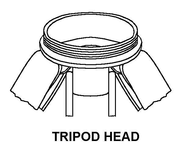 TRIPOD HEAD style nsn 6675-00-641-5718