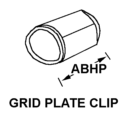GRID PLATE CLIP style nsn 3439-01-322-3221