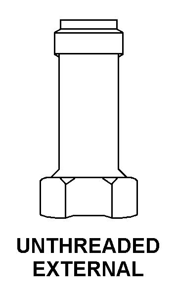 UNTHREADED EXTERNAL style nsn 4130-01-532-7386