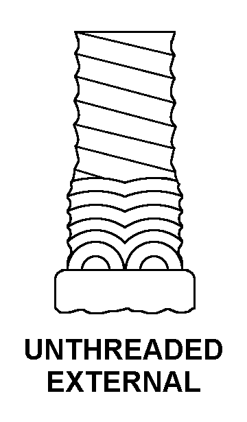 UNTHREADED EXTERNAL style nsn 4130-01-532-7386