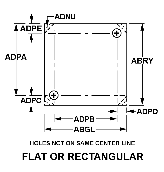 FLAT OR RECTANGULAR style nsn 4330-01-645-5235