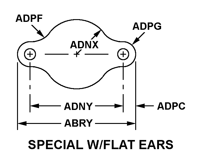 SPECIAL W/FLAT EARS style nsn 4330-01-386-1773