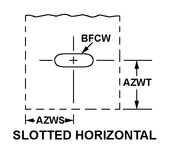 SLOTTED HORIZONTAL style nsn 5970-01-275-9645