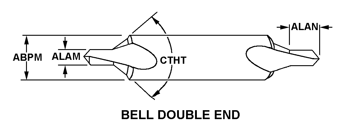 BELL DOUBLE END style nsn 5133-00-781-3669