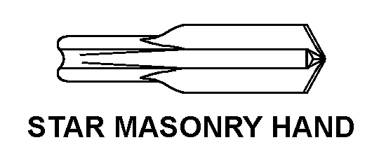 STAR MASONRY HAND style nsn 5133-00-234-1956