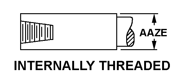 INTERNALLY THREADED style nsn 5133-00-391-4622