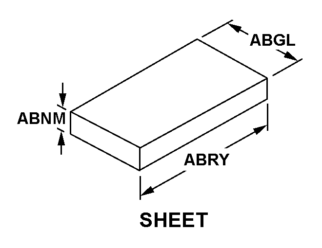 SHEET style nsn 3426-00-262-3843