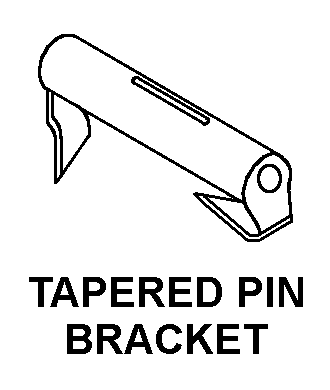 TAPERED PIN BRACKET style nsn 5920-00-223-1818