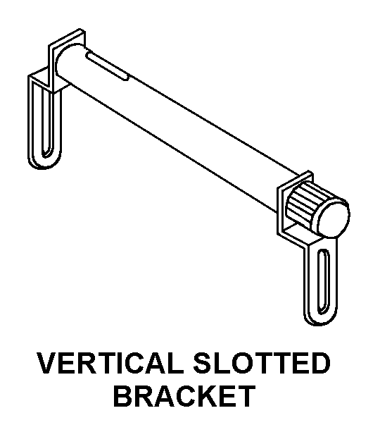 VERTICAL SLOTTED BRACKET style nsn 5920-00-660-6998